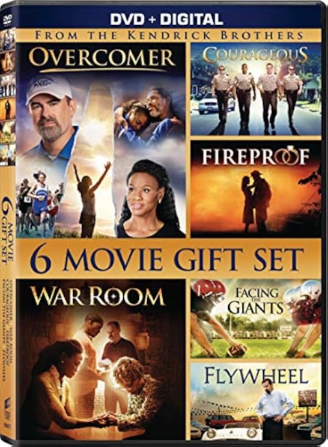 Courageous / Facing The Giants / Fireproof / Overcomer / Flywheel / War Room (2015) – Set – DVD + Digital